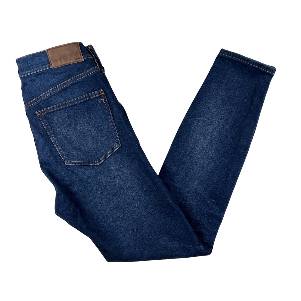 Madewell High Riser Skinny Jeans Womens 27 Blue Wash High Rise Stretch Denim